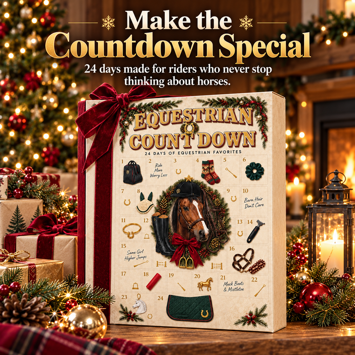 π΄ 2026 Equestrian Advent Calendar β 24 Day Horse Lover Christmas Countdown