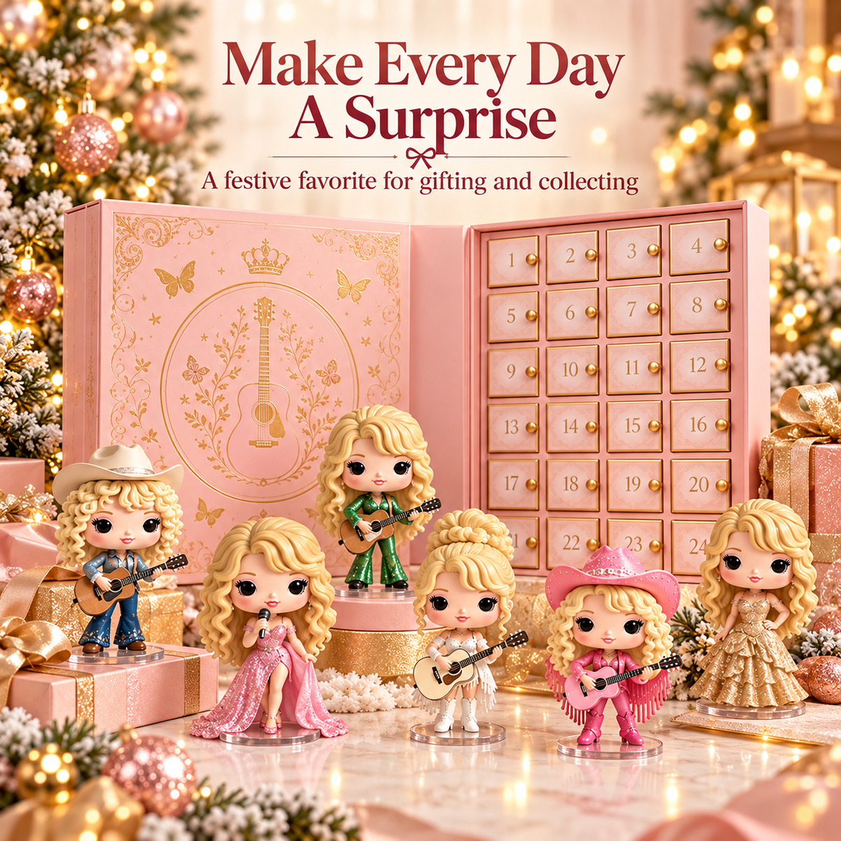 Dolly Parton: A Christmas Countdown Calendar Honoring the Queen of Country Music