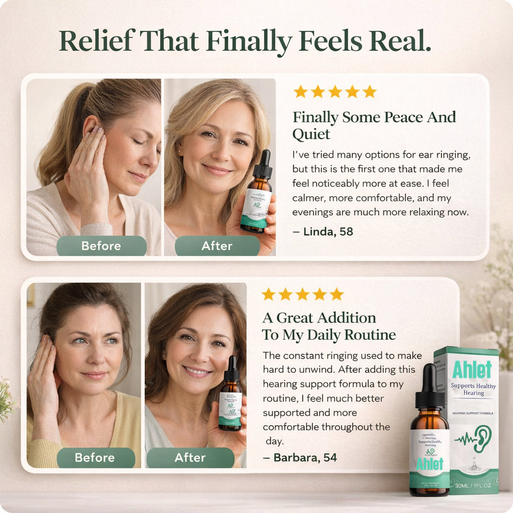 Ahlet Tinnitus Ear Drops for Clear Ears and Ultimate Comfort – Unlock Instant Relief from Tinnitus and Ear Discomfort🎶