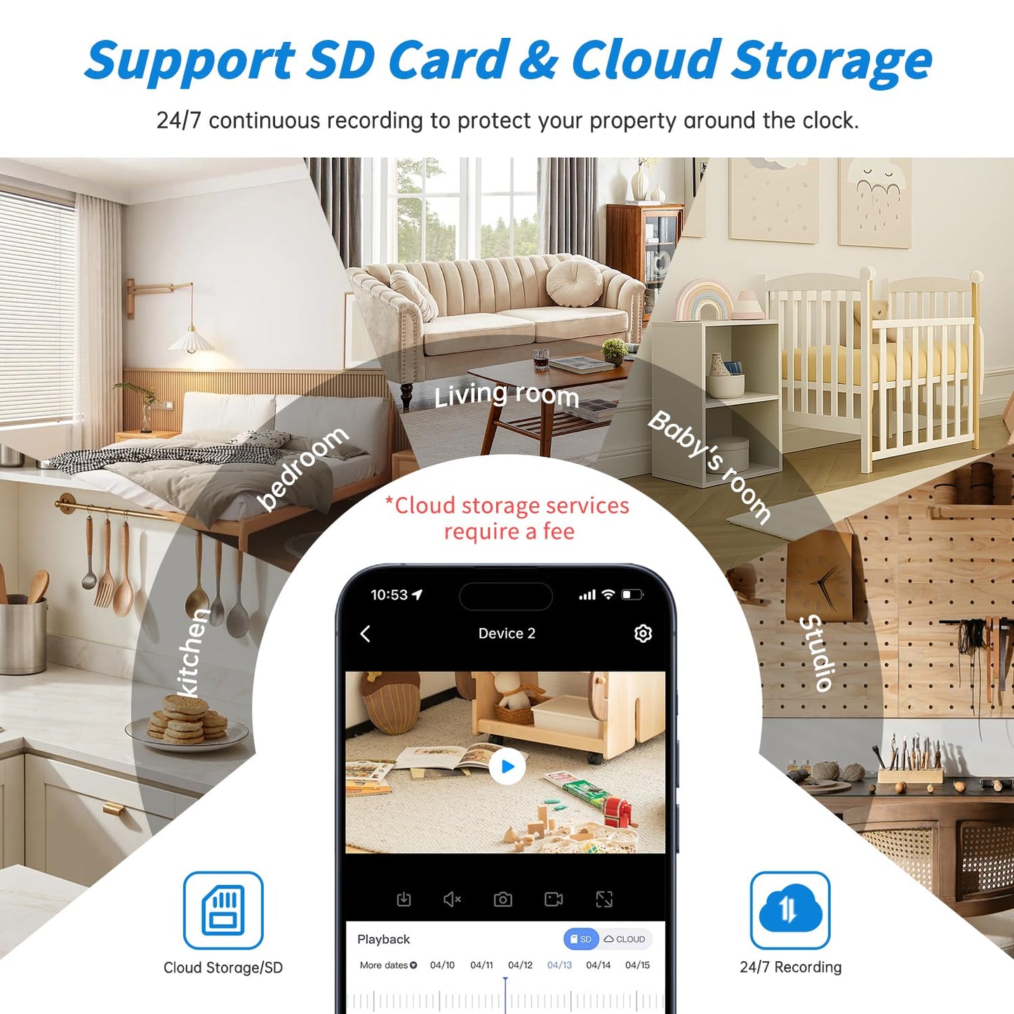360° Light Bulb Security Camera – Wireless AI Home Surveillance System