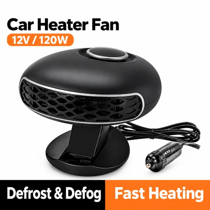 πβ¨ Portable Car Heater Defroster with 360-Degree Rotating Base