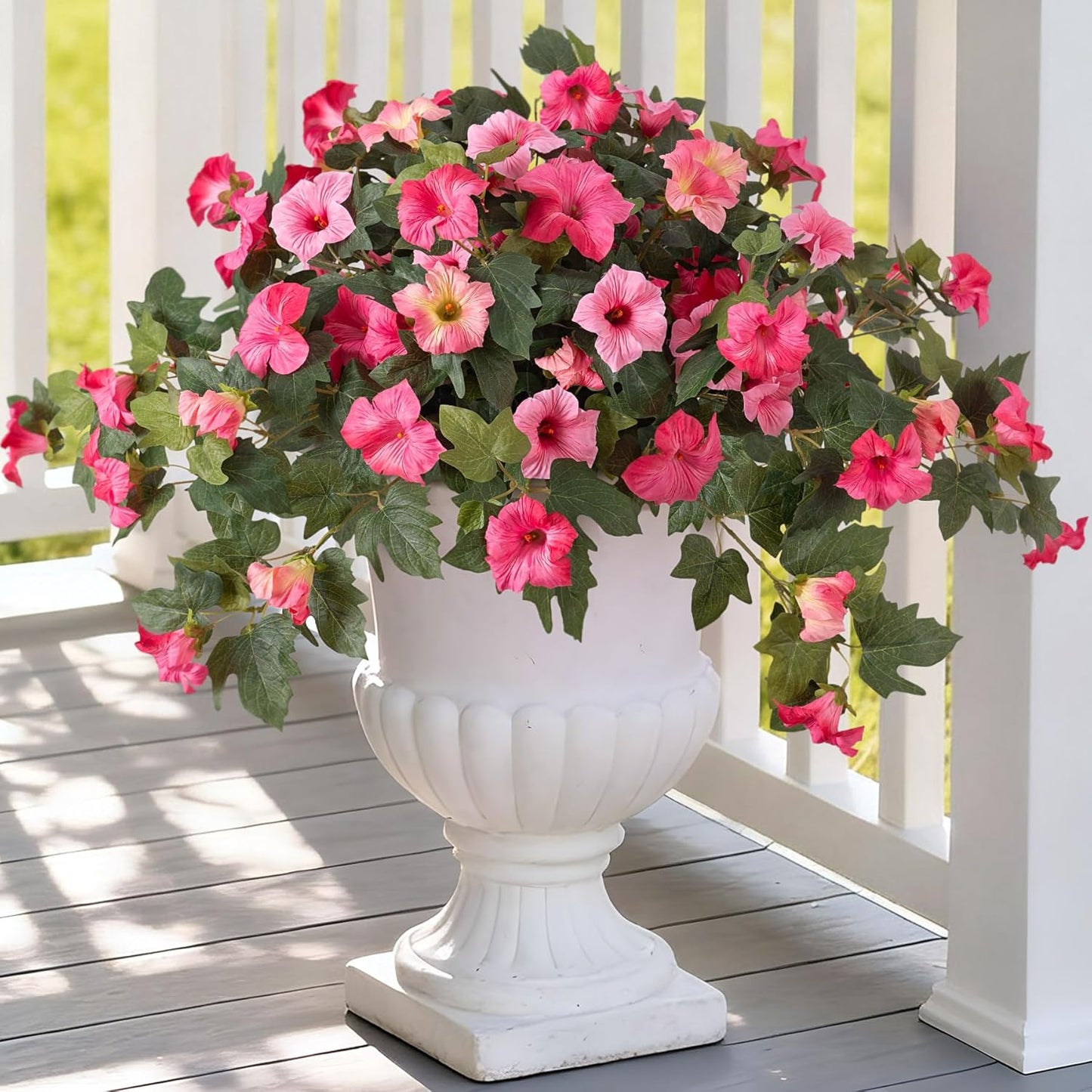 Artificial Fake Petunia Flowers for Outdoor Decoration(2PCS)