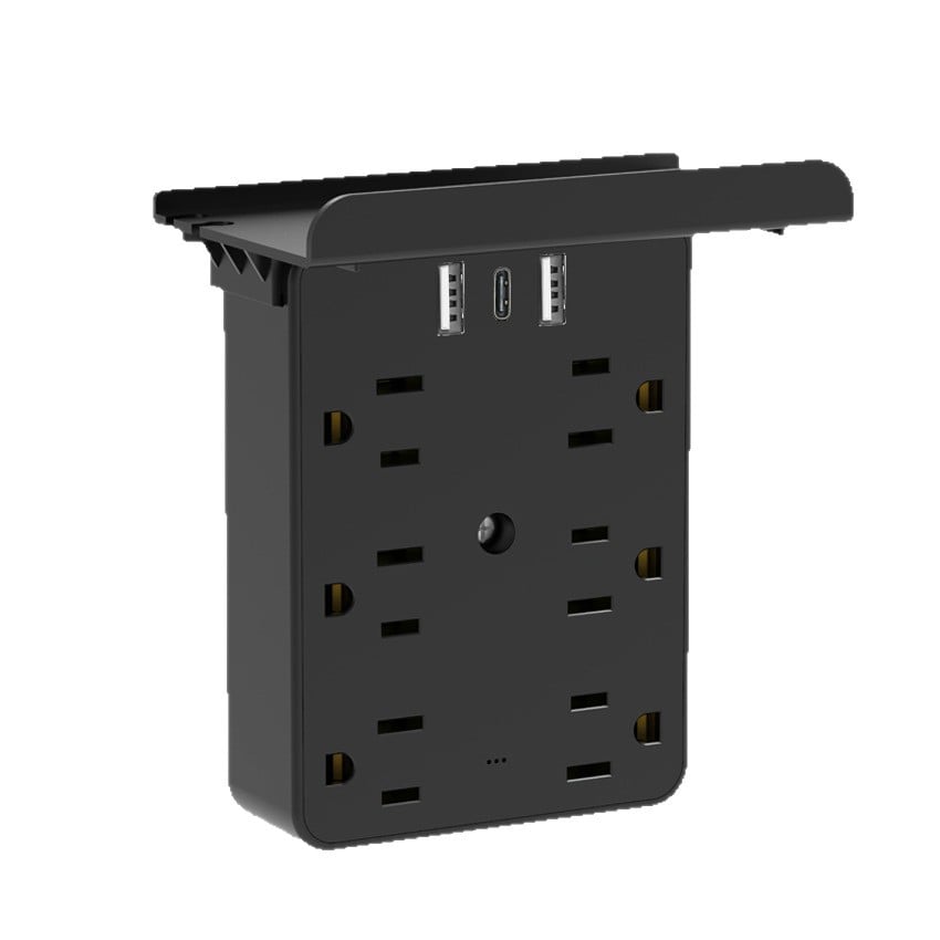 Multi-Functional Power Strip with Panel