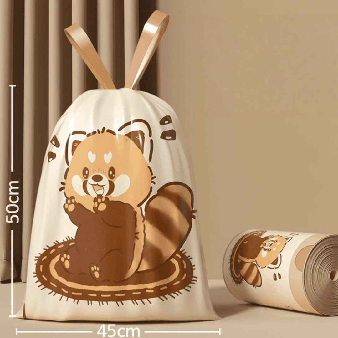 Heavy-Duty Drawstring Trash Bags