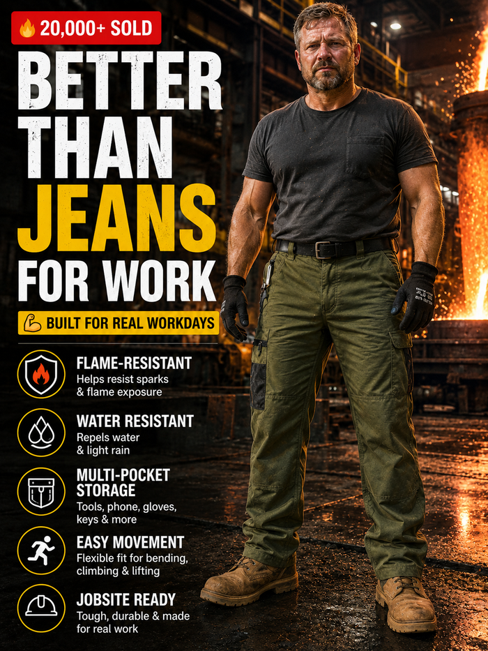 20,000+ Sold – Men’s FR Tactical Work Pants