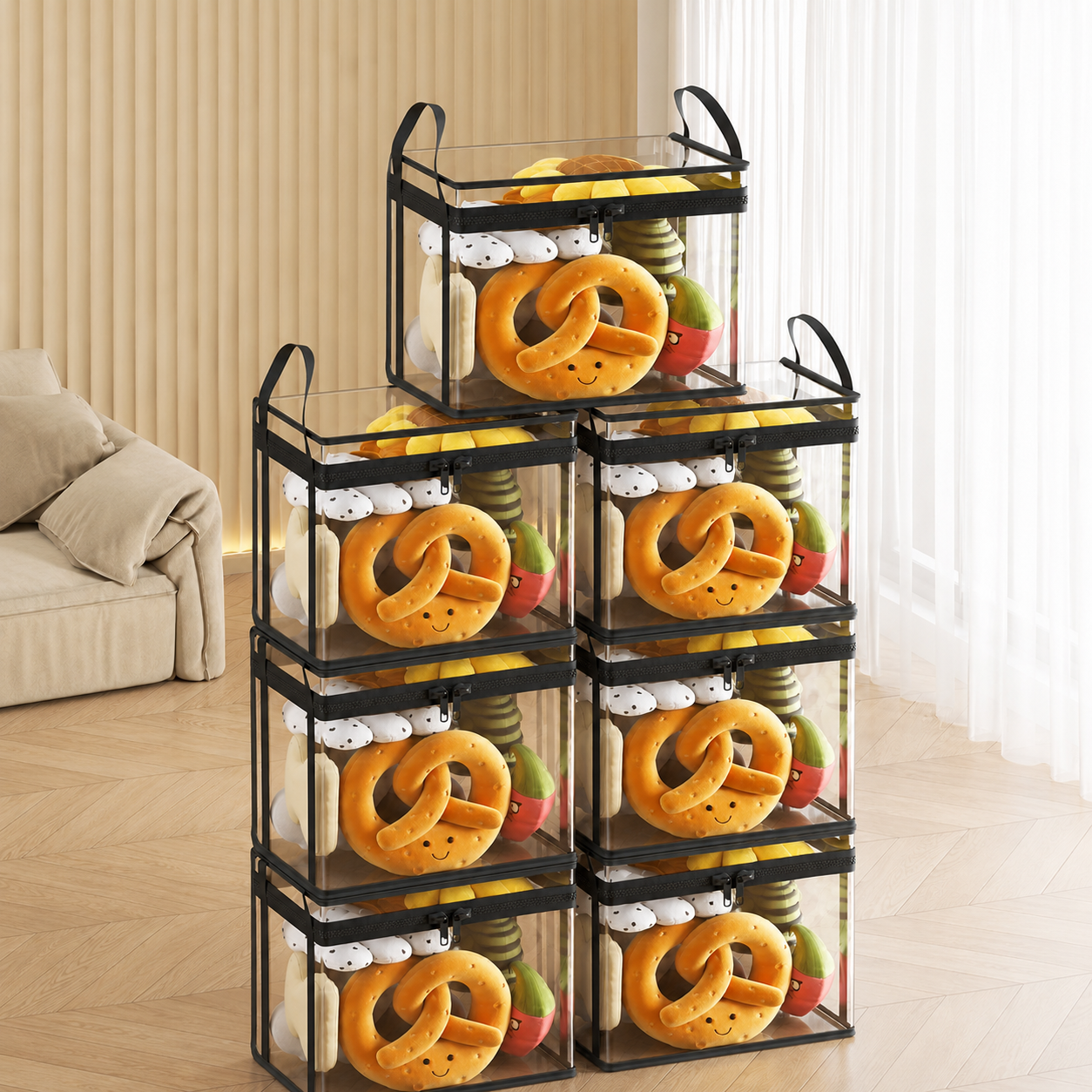 🧺Large Clear Storage Box✨ Keep Your Home Organized