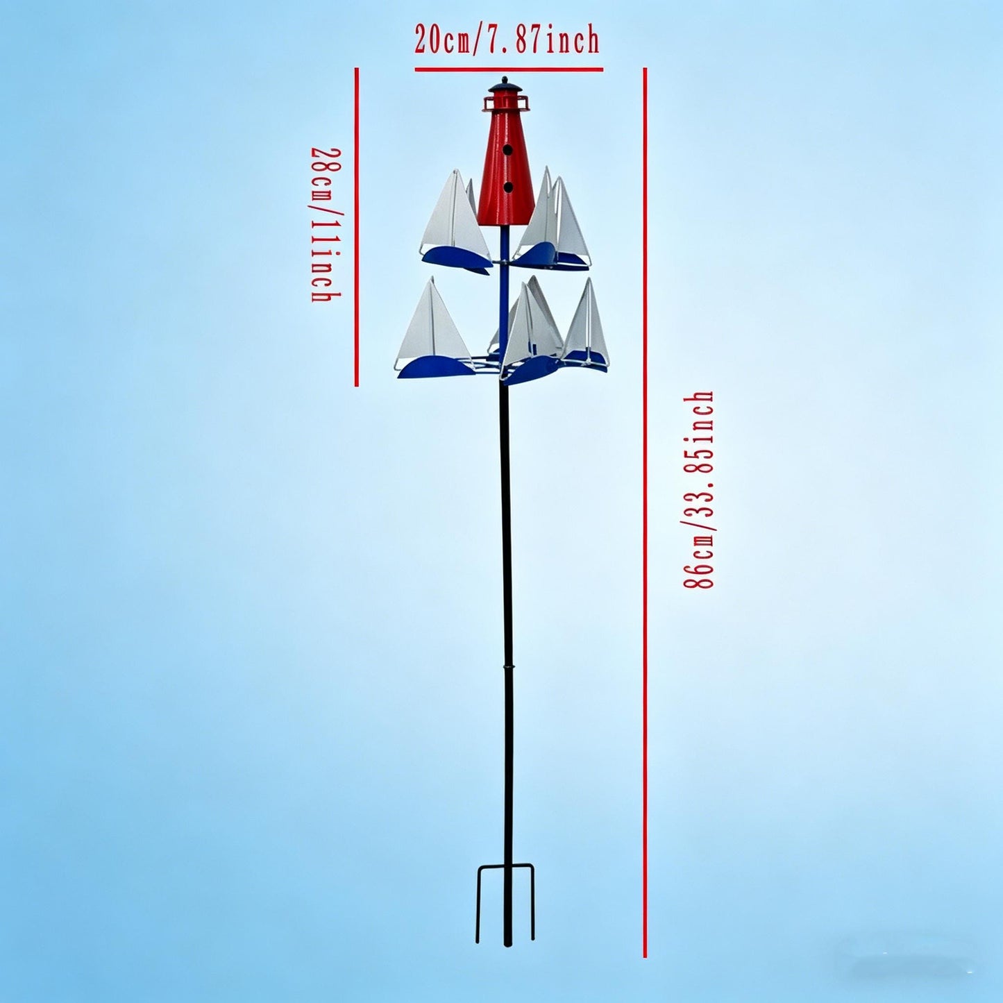 Turn Every Breeze Into a Coastal Escape 🌊⛵ — The Mesmerizing Wind Spinner That Makes Your Yard Impossible to Ignore