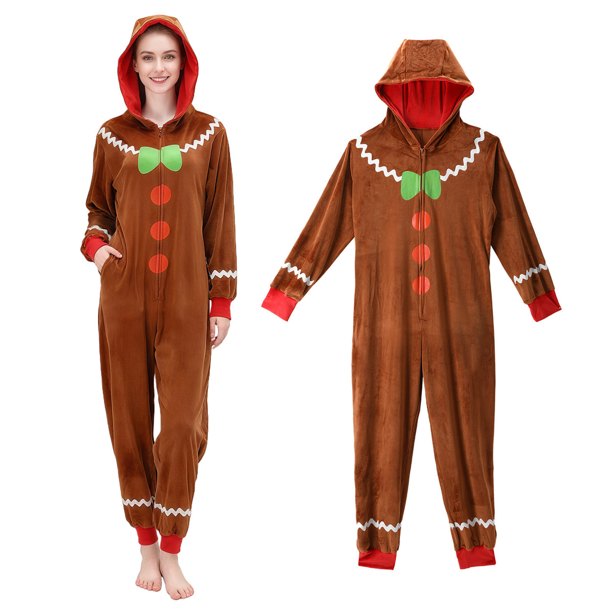 🎄 50% OFF Gingerbread Heated Blanket Robe – The Coziest Gift This Winter