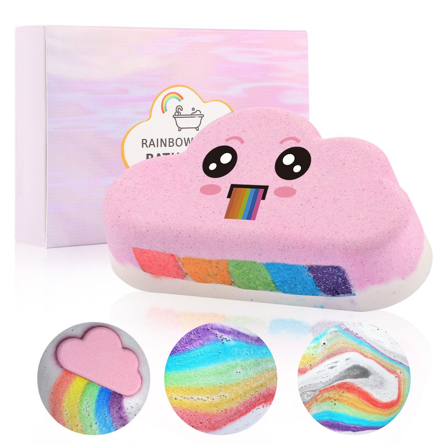 π Rainbow Cloud Bath Bombs β Turn Every Bath into a Magical Rainbow Spa