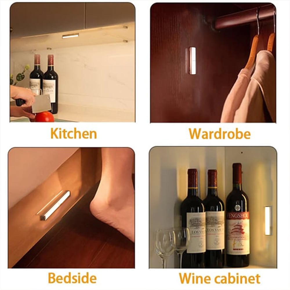 💡🔥Punch-free Smart Sensor Magnetic Rechargeable LED Lights