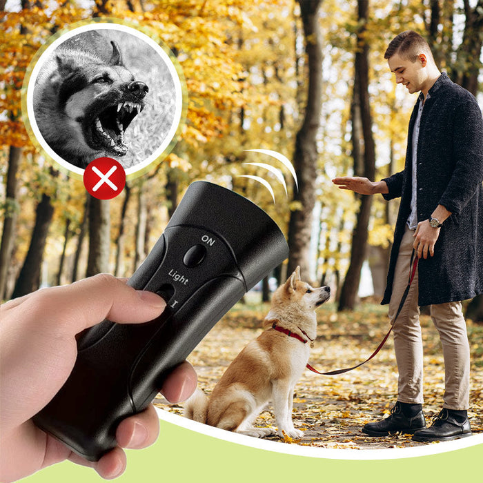 Quiet Companion ultrasonic dog repeller for easy