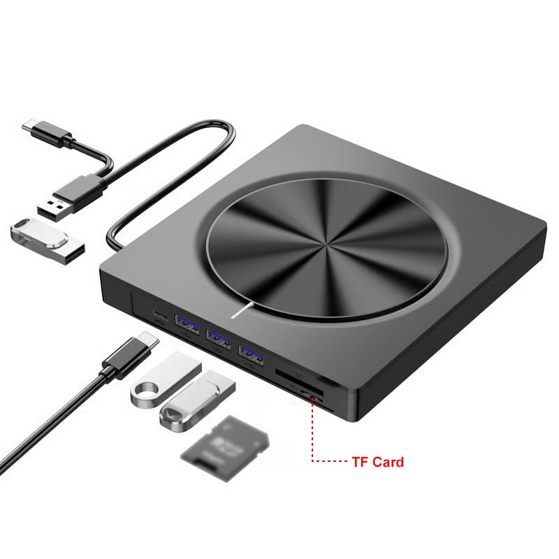š¢š„This Week's Special Price $34.99 š„USB 3.0/SD/TF/DVD/CD/VCD/Type-C Player Portable Burner Support Blu-Rays