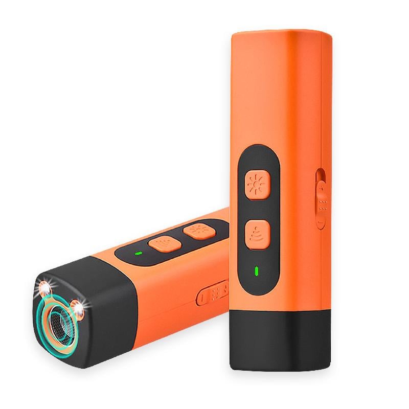 (🎁Last Day 49% OFF)🐶🔇Professional Sonic Emitters Dog Training Tool,Dog Bark Deterrent Device with LED Flashlight