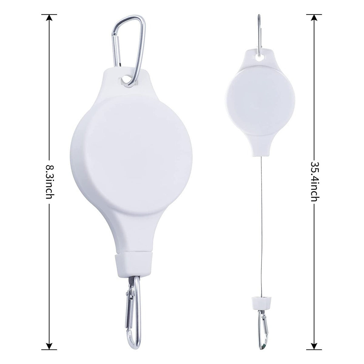 Garden Plant Pulley Set for Hanging Baskets, Pots &