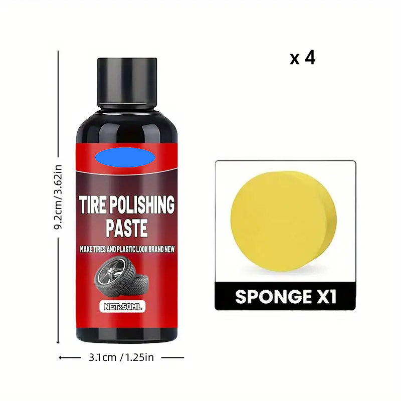 π€ Instant Black Tire Polishing Paste β Darker, Deeper, Wetter Shine in One Wipe! β¨π