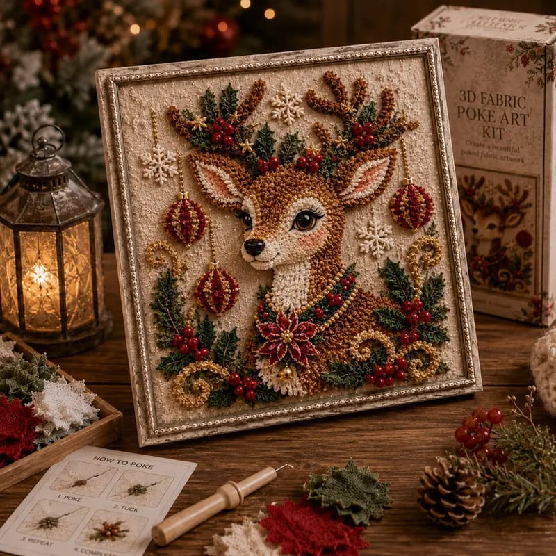 3D Snowman Christmas Art Kit