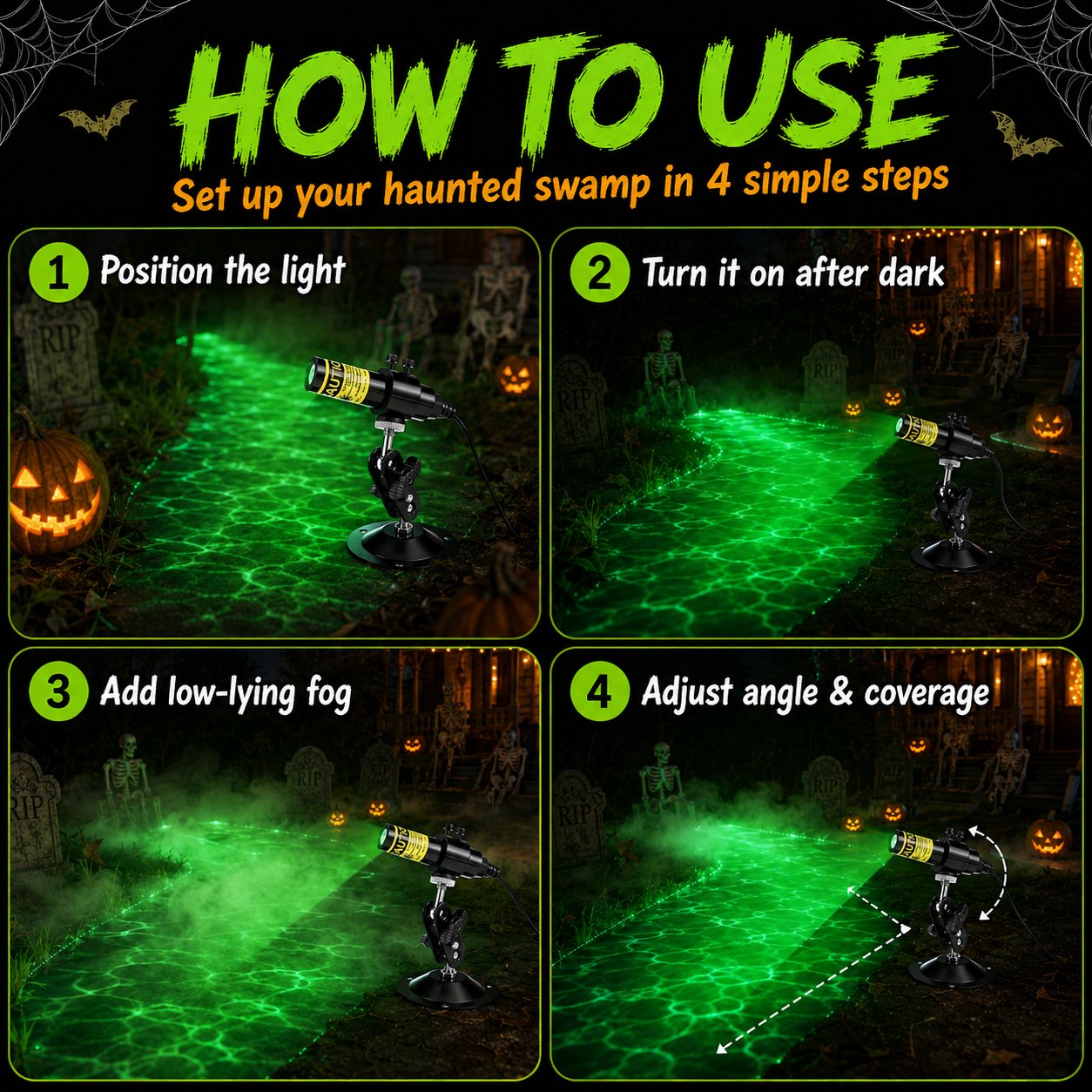 Green Swamp Laser Light
