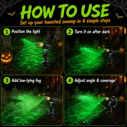 Green Swamp Laser Light