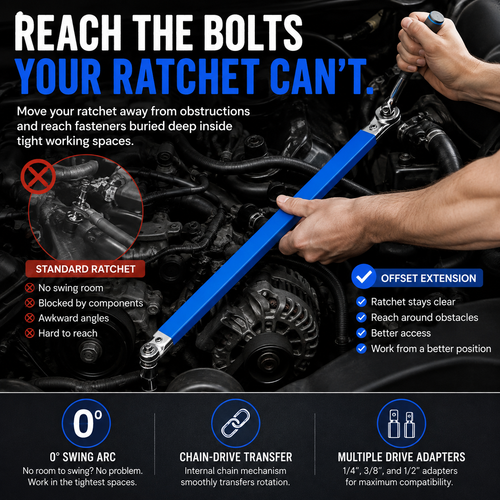 💥 Great Deal | Offset Extension Wrench for Impact Wrenches