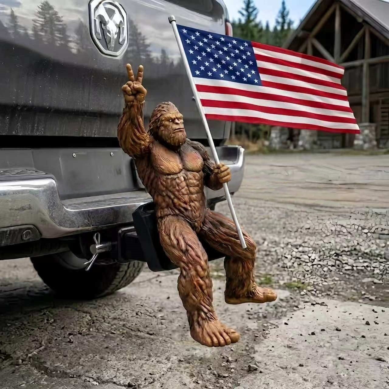🦶🇺🇸 The Hitch Cover Every American Truck Deserves
