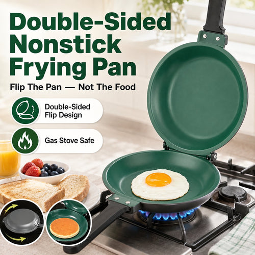 Double-Sided Nonstick Frying Pan