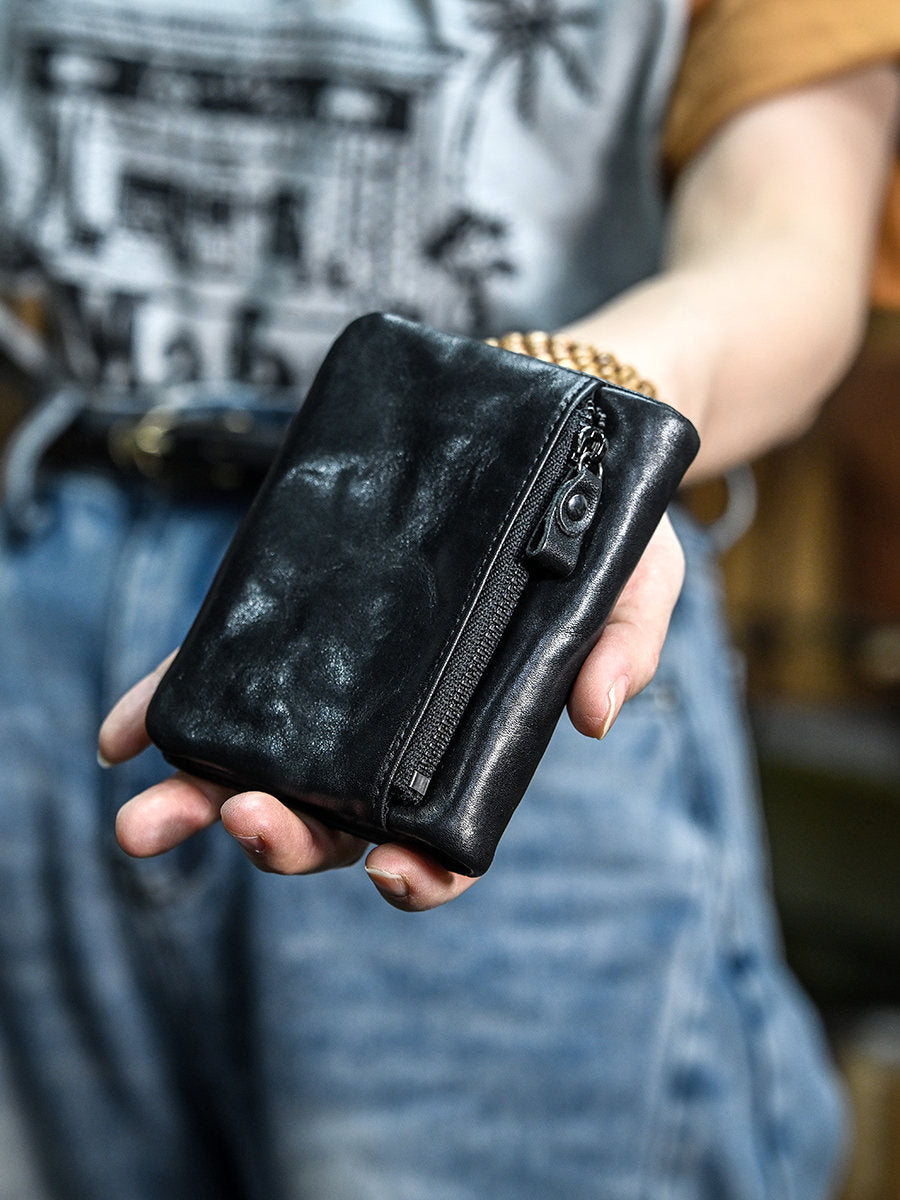 Minimalist Leather Wallet | Slim RFID Wallet For Everyday Carry🟢Free Shipping