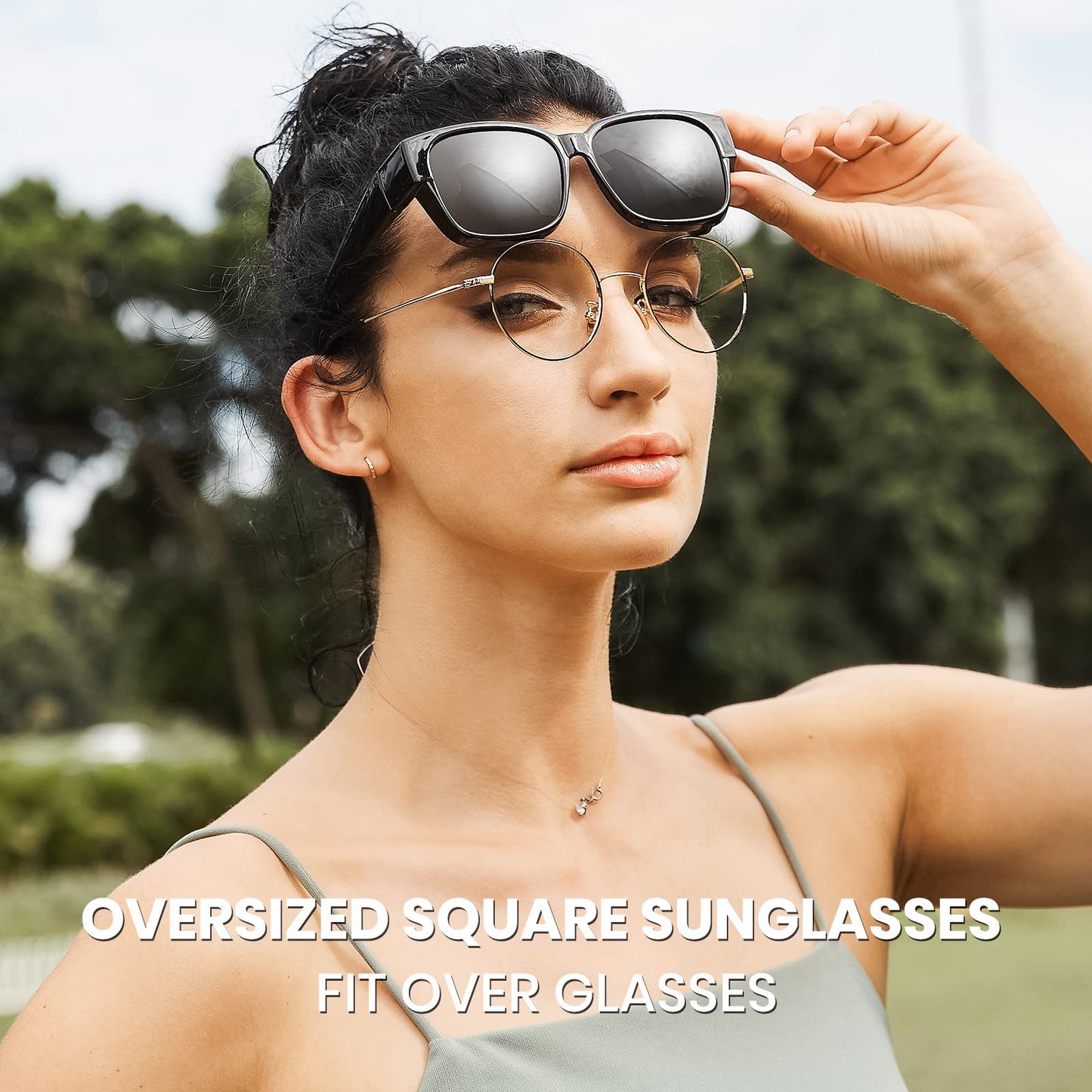 🚗 Night Vision Flip-Up Glasses