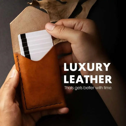 Minimalist Design Genuine Leather Wallet