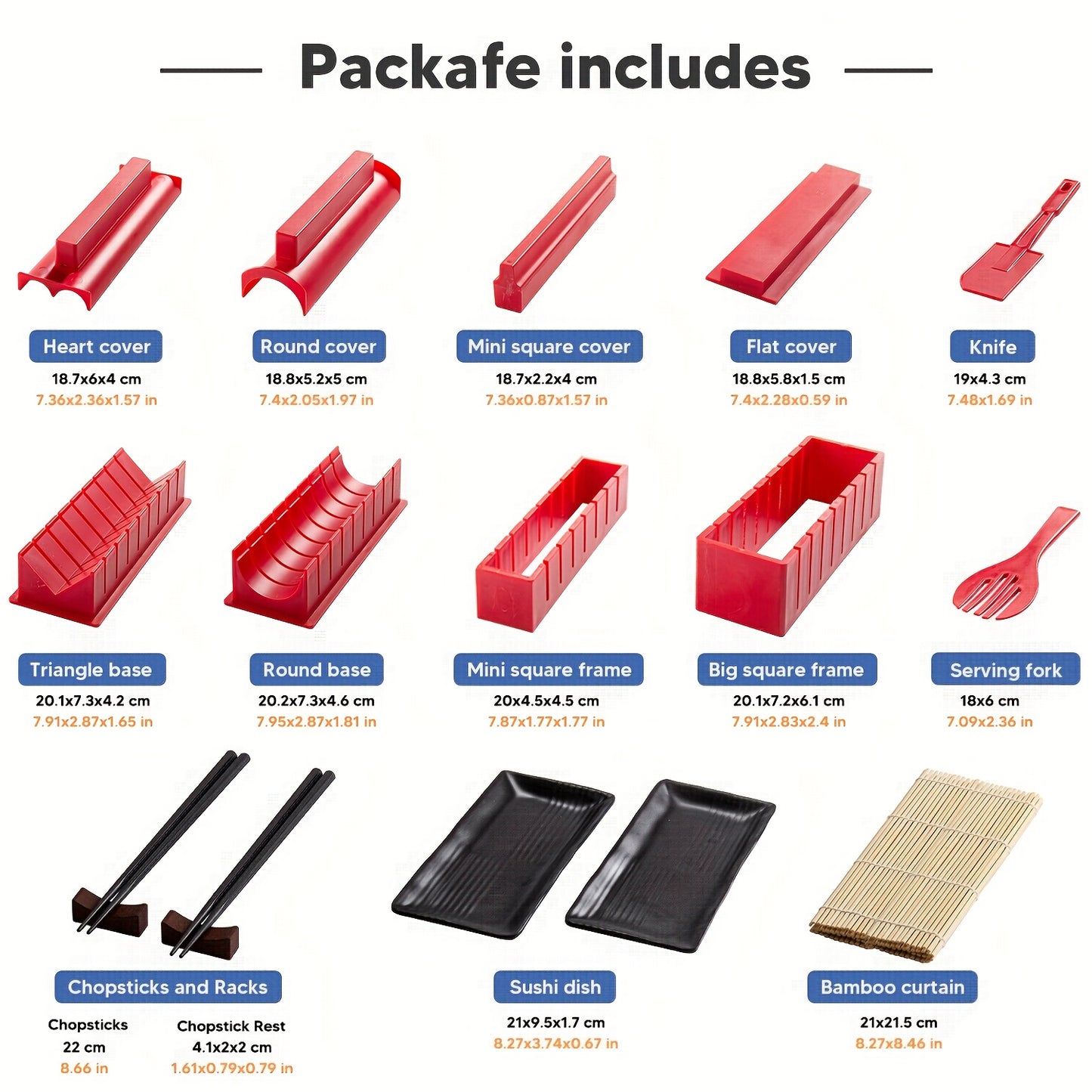 Master the Art of Sushi at Home with the 17-Piece Sushi Maker Set! 🍣💖