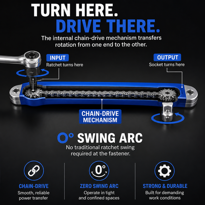💥 Great Deal | Offset Extension Wrench for Impact Wrenches
