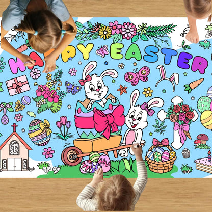🐰 🥚 Make This Easter Unforgettable With a Giant Coloring Adventure! 🥚 🐰