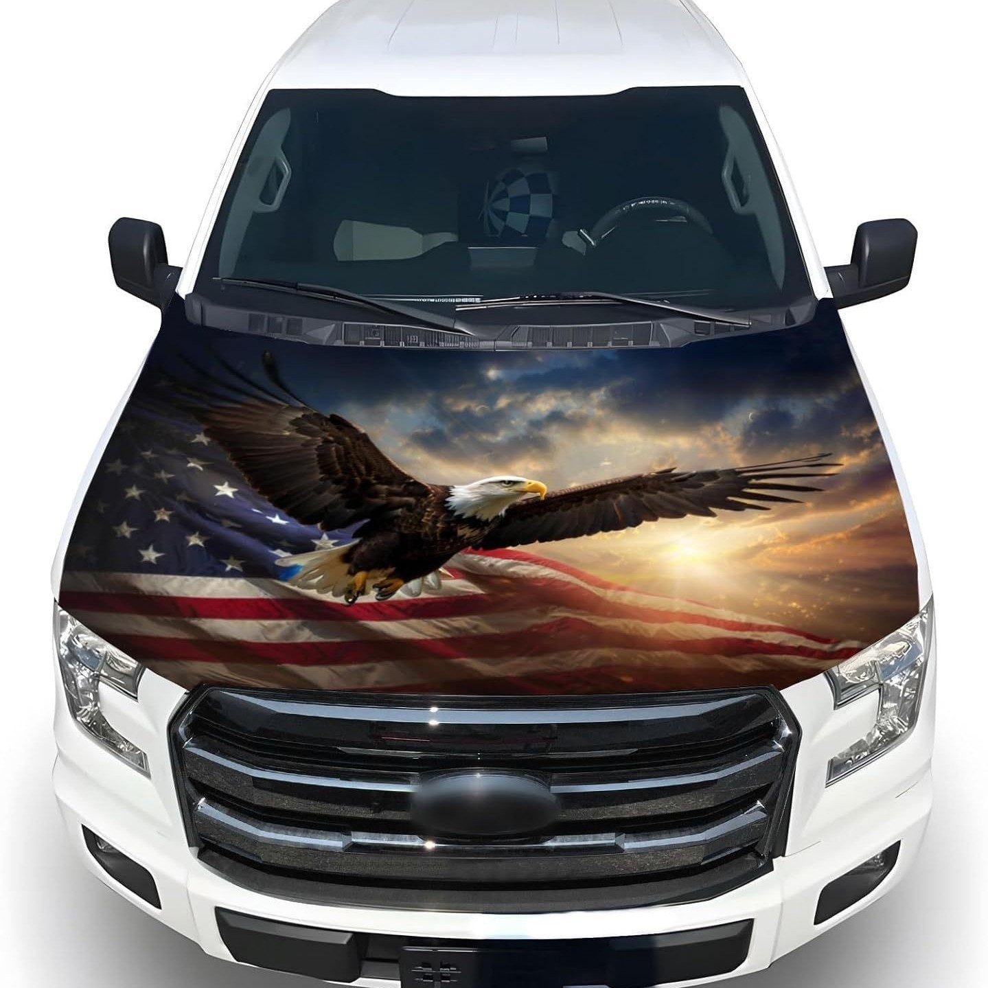 🎁🎉Only $29.9 This Week🌟🎉US Independence Day Car Hood Cover