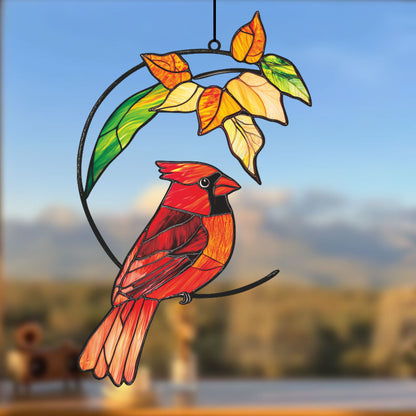 Hummingbird Stained Glass Sun Catcher