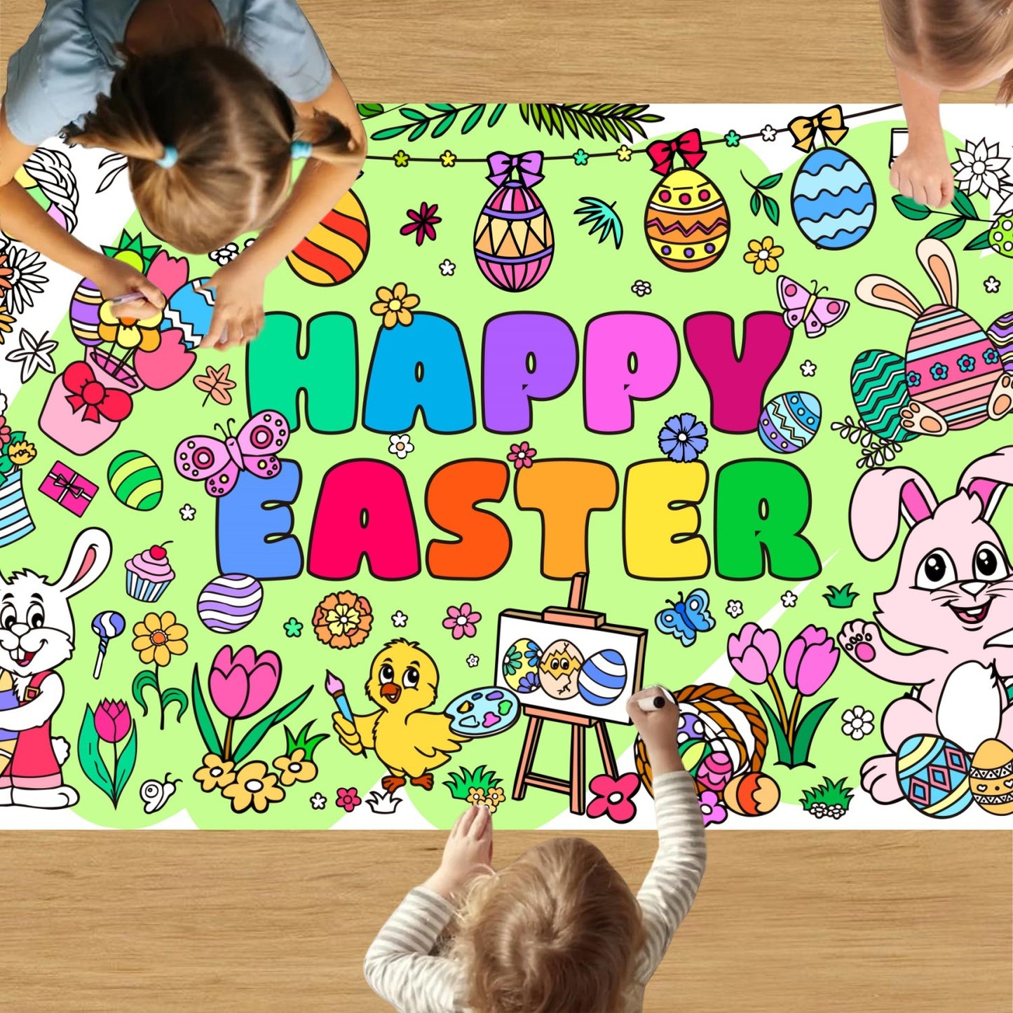 🐰 🥚 Make This Easter Unforgettable With a Giant Coloring Adventure! 🥚 🐰