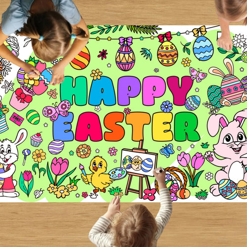 🐰 🥚 Make This Easter Unforgettable With a Giant Coloring Adventure! 🥚 🐰