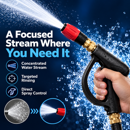 High-Pressure Water Spray Gun – Powerful Outdoor Cleaning Nozzle with Ergonomic Grip