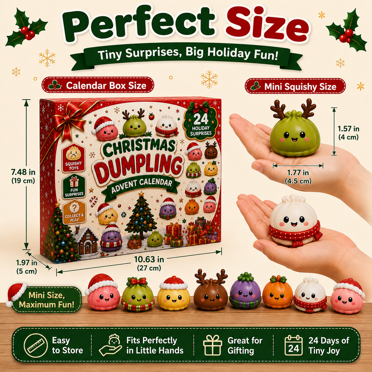 🎅 Christmas Special | 24-Day Mini Soft and Adorable Toy – Cute 2026 Christmas Advent Calendar
