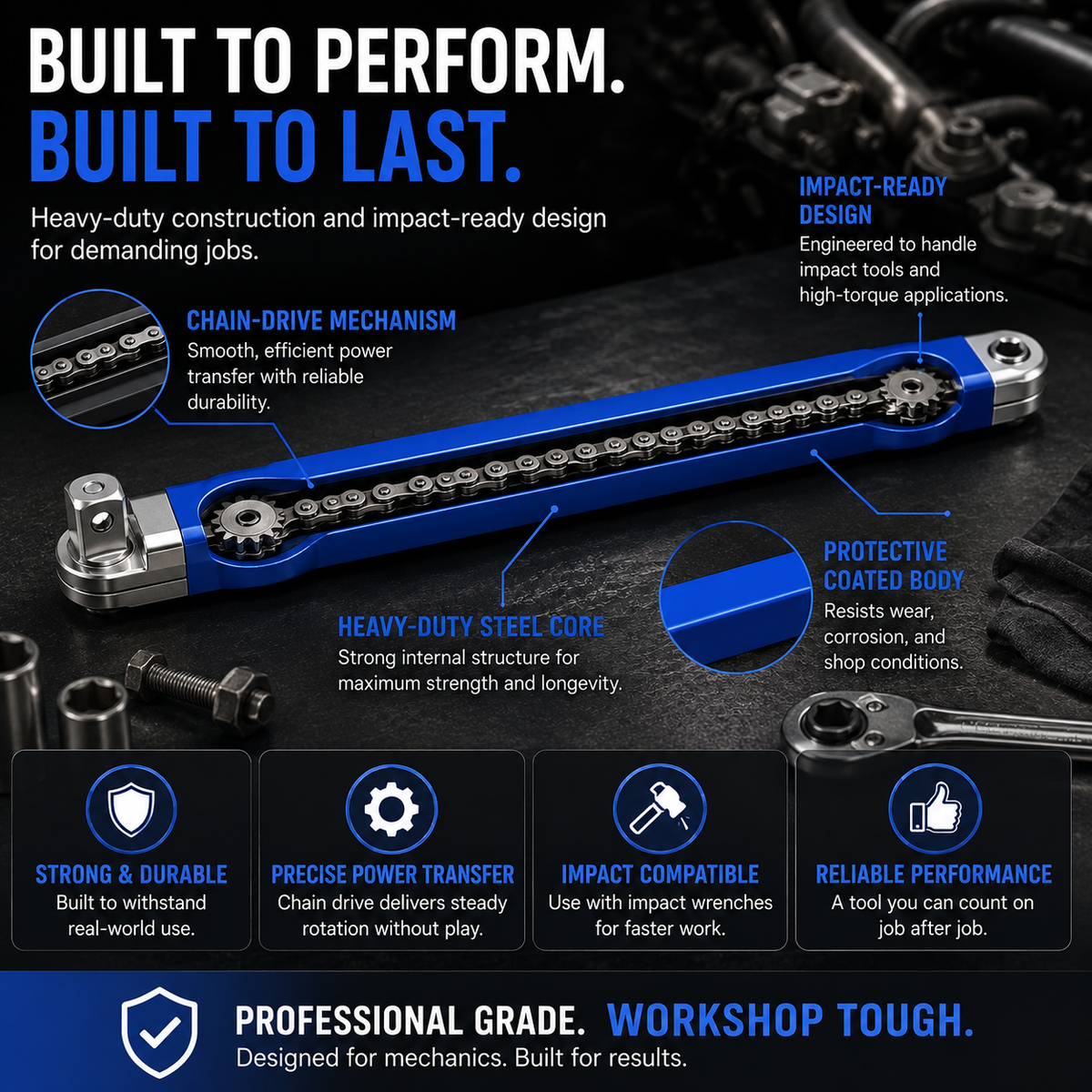 💥 Great Deal | Offset Extension Wrench for Impact Wrenches