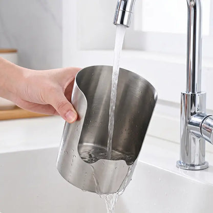 🍳 Stainless Steel Utensil & Lid Organizer