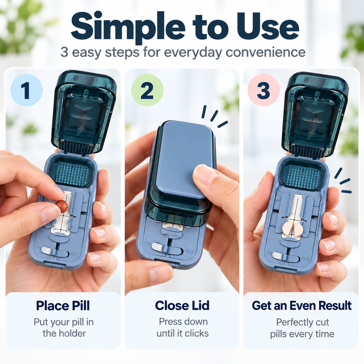 💊🔥 Limited-Time Deal – Multi-Function Pill Cutter & Crusher | Easy Split, Crush & Store!