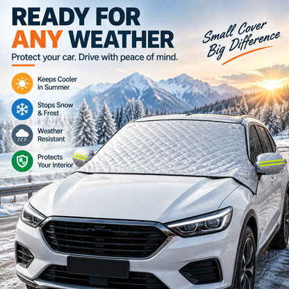 🔥Last Day 50%🚗 All-Season Magnetic Windshield Cover – Snow, Frost & Sun Protection