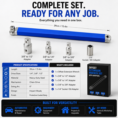 💥 Great Deal | Offset Extension Wrench for Impact Wrenches