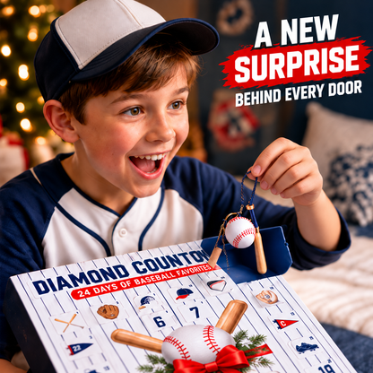 ⏳ Last Day 50% OFF-⚾24-Day Baseball Countdown Calendar