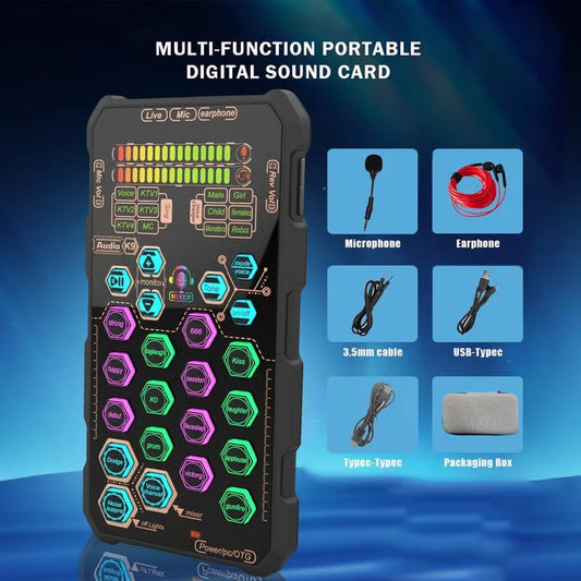 🔥Hot Sale 49% OFF🎤SK9 Small Handheld Sound Card Set