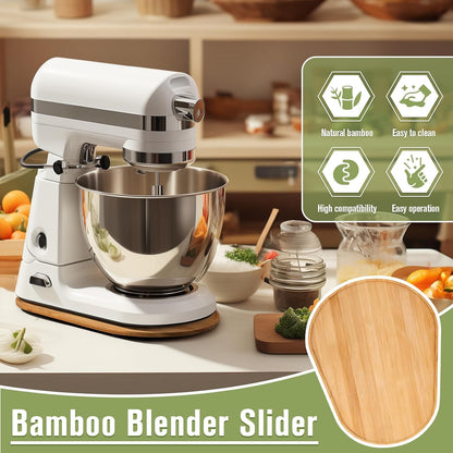 BUY 2 SAVE 5% FREE SHIPPING🔥🔥 Handmade Bamboo Mixer Mobile Tray, Waterproof, Anti-Slip & Corrosion-Resistant