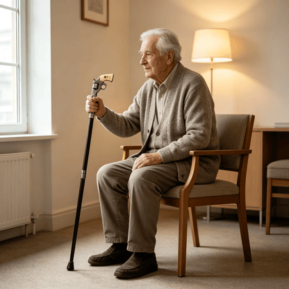 Western Revolver Walking Cane – Unique Pistol Handle for Collectors & Gentlemen