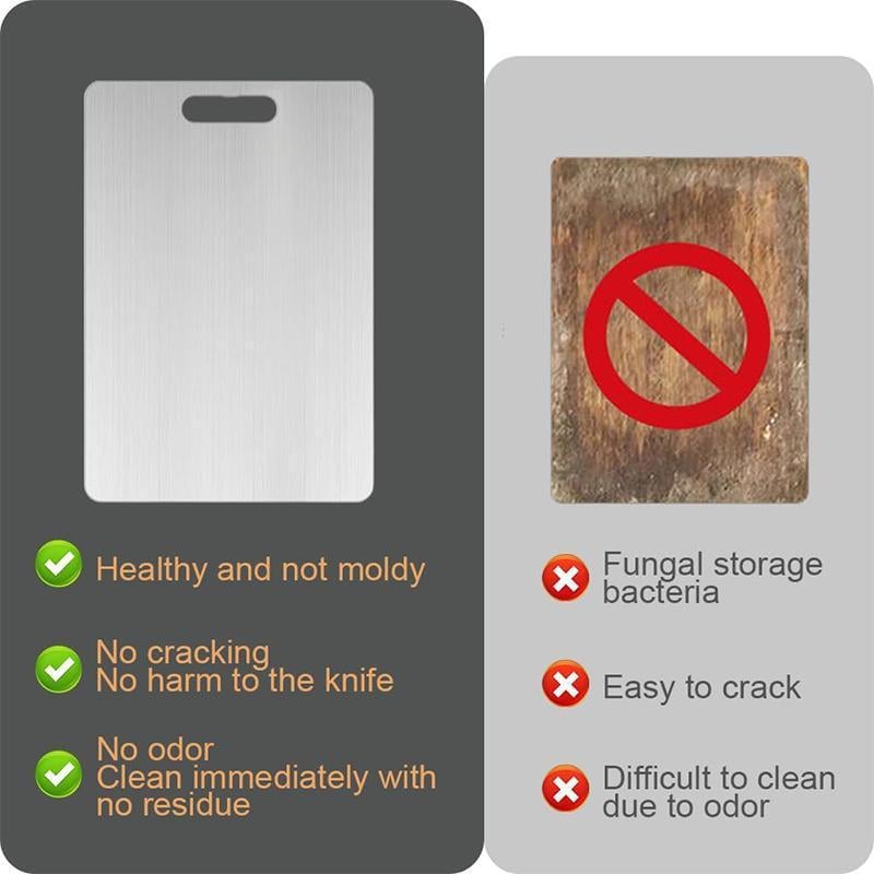 Stainless Steel Double Sided Chopping Board