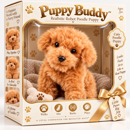 🎄49% OFF🐕🐾 Golden Buddy™ Realistic Robot Golden Retriever Puppy