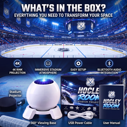 Hockey Stadium Room Projector – Bring the Rink Home ⭐