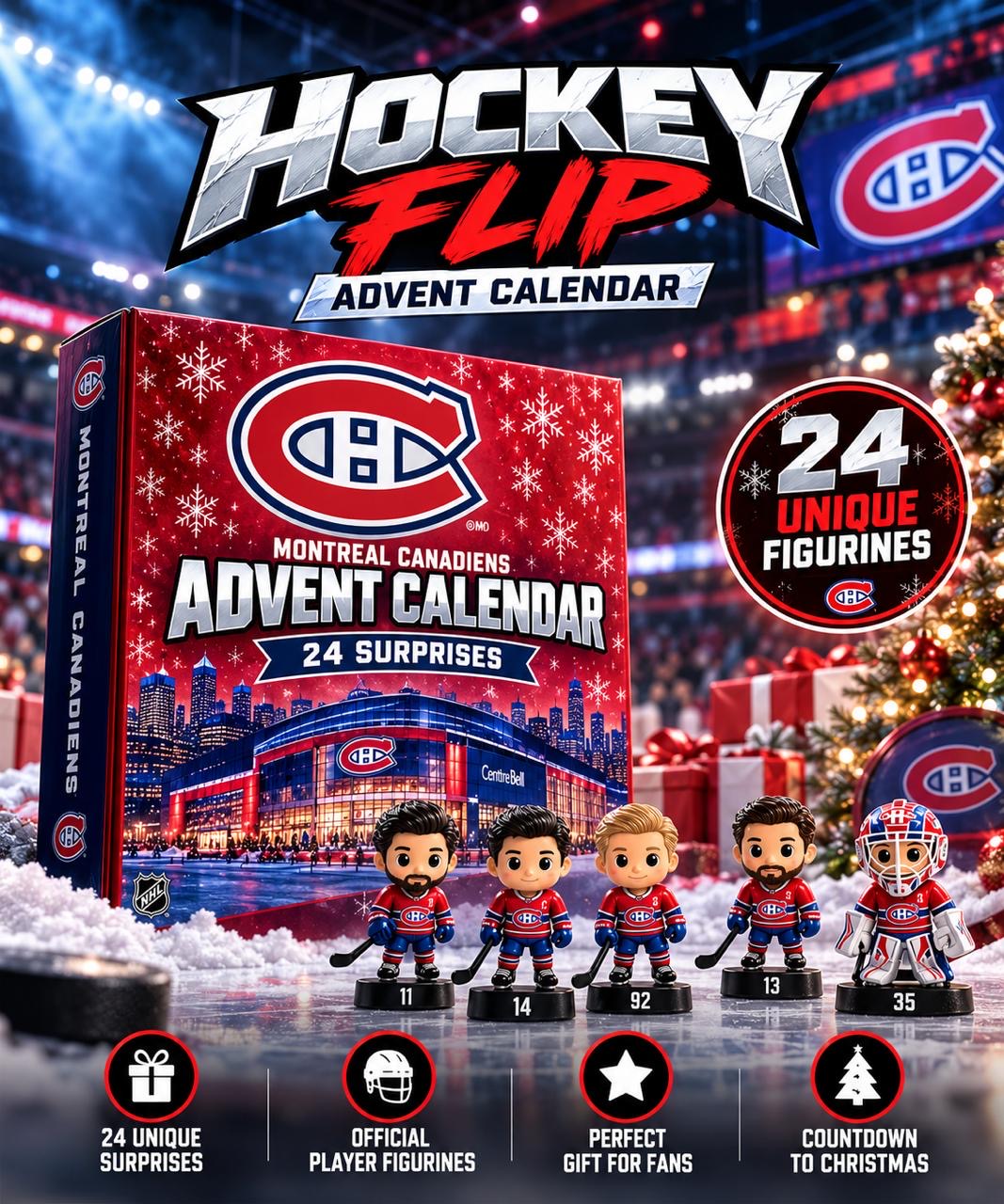 Montreal Canadiens 2026 Christmas Advent Calendar